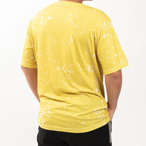 Koszulka Cotton-Like Bleached Starry Yellow do sublimacji