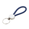 Brelok pleciony koło do sublimacji - niebieski