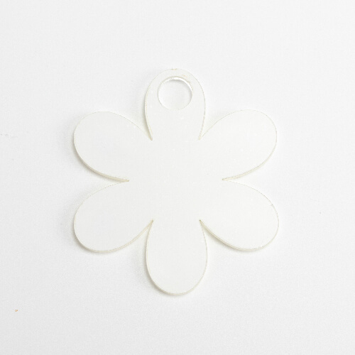 Akrylowa plakietka imienna do kubka 1200 ml do sublimacji - kwiatek