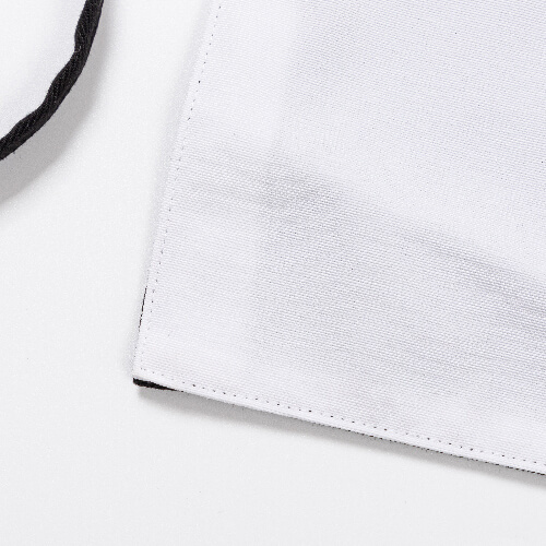 Czarna zapaska z trzema kieszeniami dla dorosłych do sublimacji