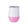 Kubek do grzanego wina 360 ml do sublimacji - biało-różowy
