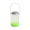 Lampion 450 ml z metalowym uchwytem - zielony gradient