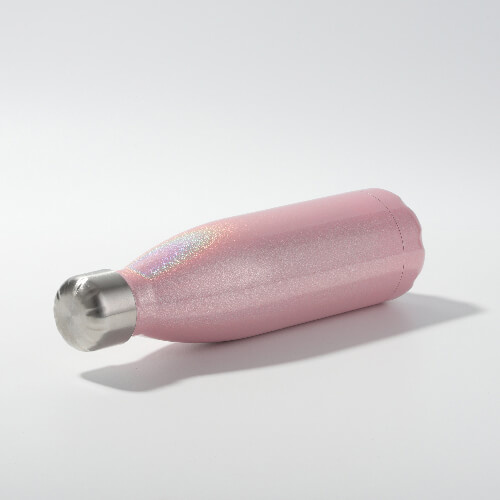 Bidon - butelka na napoje 500 ml do sublimacji - różowy opalizujący