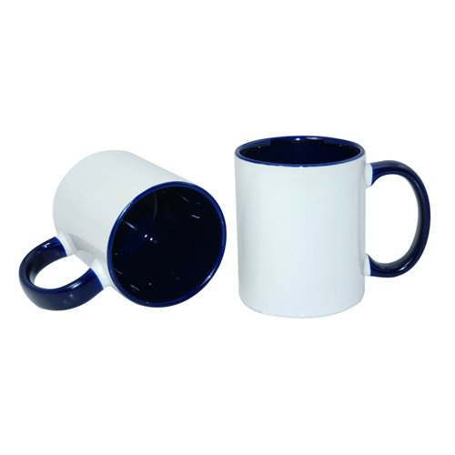 Kubek 330 ml FUNNY Granatowy Sublimacja Termotransfer