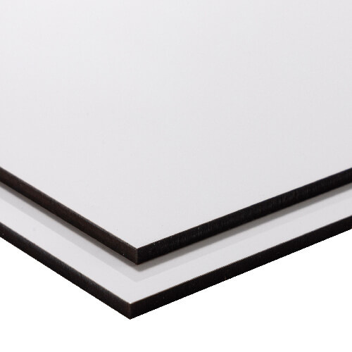 Arkusz dwustronny Premium z płyty pilśniowej do sublimacji 120 x 120 cm - biały