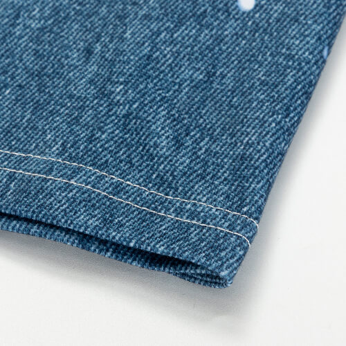 Koszulka Cotton-Like Bleached Starry Faux Denim do sublimacji