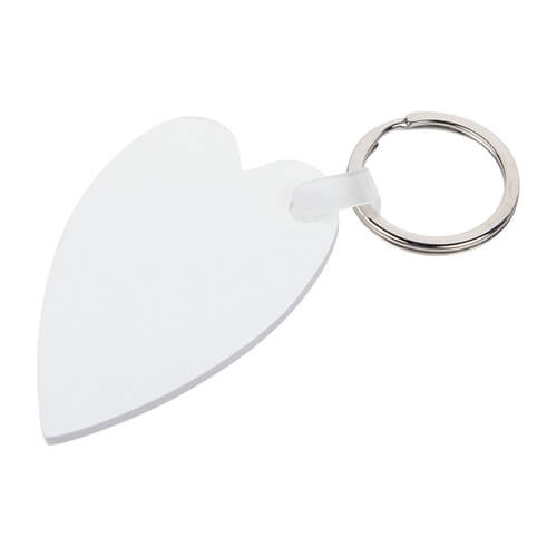 Brelok plastikowy do sublimacji - serce