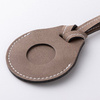 Skórzana zawieszka z paskiem na bagaż / etui na AirTag do sublimacji - szara