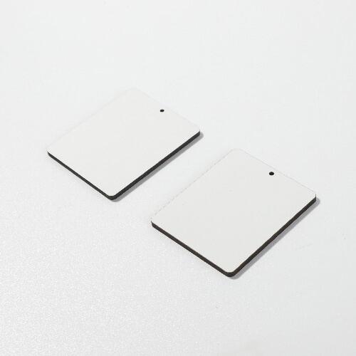 Kolczyki z MDF-u do sublimacji - duży prostokąt