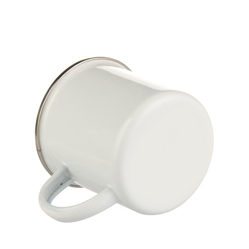 Zestaw 4 kubków emaliowanych 360 ml do nadruku