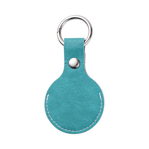 Brelok skórzany / etui na AirTag do sublimacji - zielony
