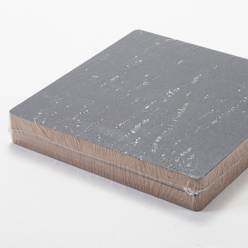 Płyta pilśniowa do sublimacji 20 x 20 x 1,5 cm - 2 szt. - czarny tył