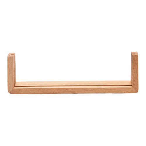 Drewniana podstawa w kształcie U do lampki LED - 21,6 cm