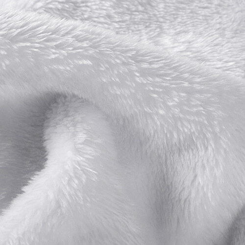 Kocyk z mikrofibry i polaru arktycznego do sublimacji - biały