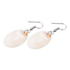 Kolczyki z muszli do sublimacji - owal