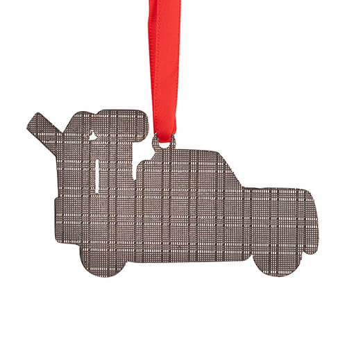 Metalowa zawieszka na choinkę do sublimacji - pickup JOY