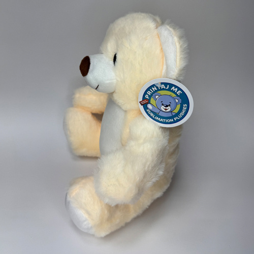 Miś 25 cm do nadruku sublimacyjnego - jasnobrązowy