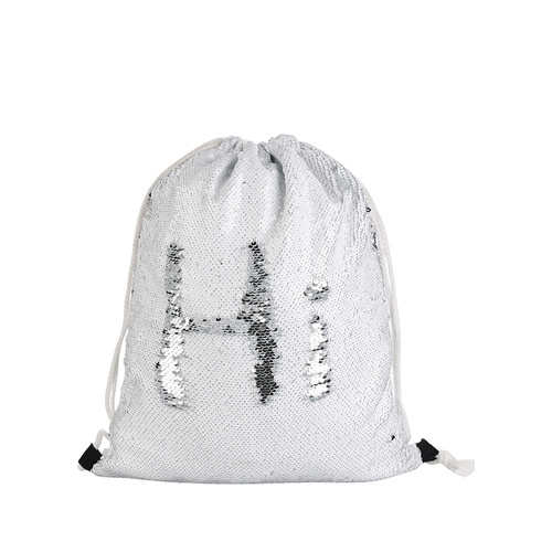 Zestaw 2 worków z cekinami 36 x 45 cm do nadruku