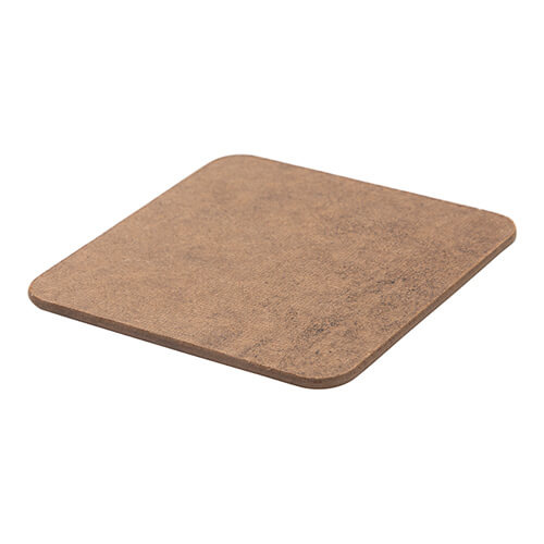 Podkładka pod kubek z płyty pilśniowej do sublimacji - 9,5 x 9,5 cm