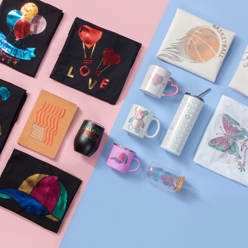 Zestaw arkuszy z cyrkoniami do termotransferu - Balony