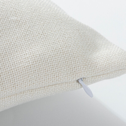 Poszewka lniana 40 x 40 cm z zamkiem do sublimacji