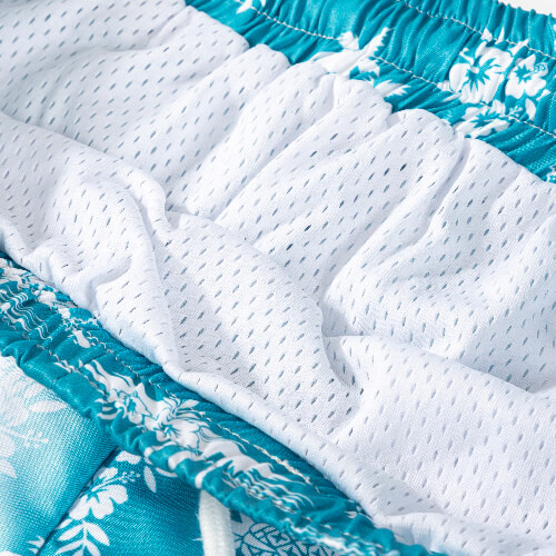 Męskie spodenki plażowe do sublimacji - palmy kokosowe