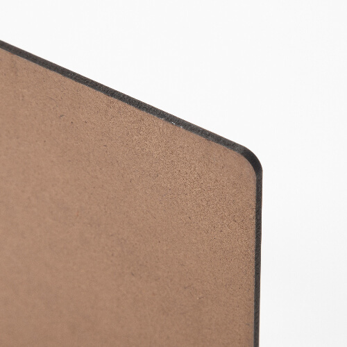 Płyta pilśniowa do sublimacji 20 x 20 x 0,3 cm - 2 szt. - jasnobrązowy tył