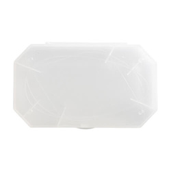 Plastikowe pudełko do przechowywania szklanych pilników do stóp