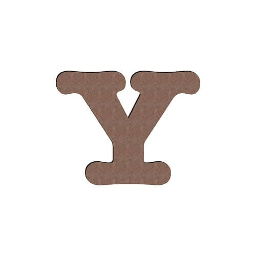 Litera dekoracyjna z MDF-u do sublimacji 10 cm Y