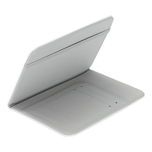 Skórzana okładka na paszport do sublimacji - biała