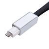 Brelok do kluczy - kabel do transmisji danych USB C do sublimacji - czarny