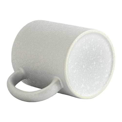 Kubek 325 ml z efektem spękanej powierzchni do sublimacji - srebrny