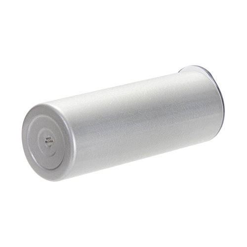 Kubek 600 ml z efektem spękanej powierzchni do sublimacji - srebrny