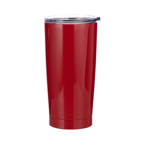 Tumbler termiczny 660 ml do sublimacji - czerwony