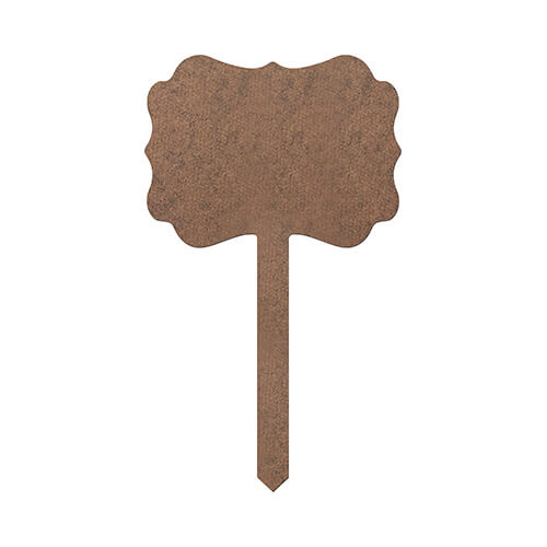 Tabliczka ogrodowa 10 x 17 cm z MDF-u do sublimacji - rozeta