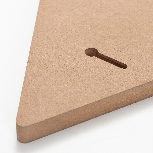 Ramka na zdjęcie trójkąt z MDF-u do sublimacji - 22,8 x 25,4 cm