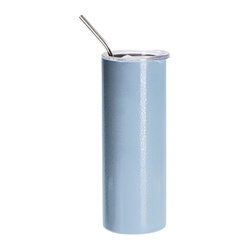 Kubek 600 ml z efektem spękanej powierzchni do sublimacji - błękitny