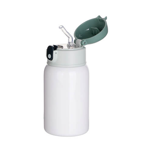Bidon 450 ml ze stali nierdzewnej do sublimacji - biały