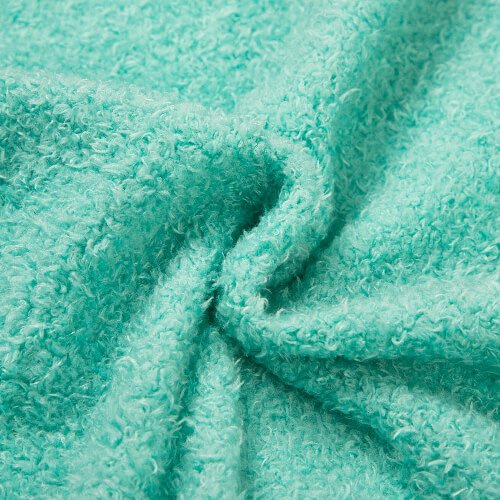 Poszewka pluszowa 40 x 40 cm do sublimacji - biało-zielona