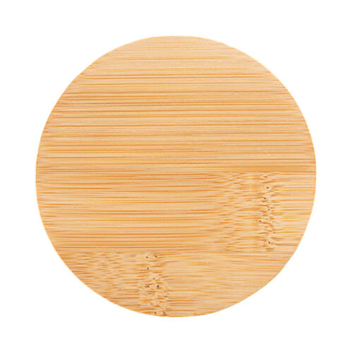 Bambusowy okrągły otwieracz do butelek ∅ 8 cm do sublimacji