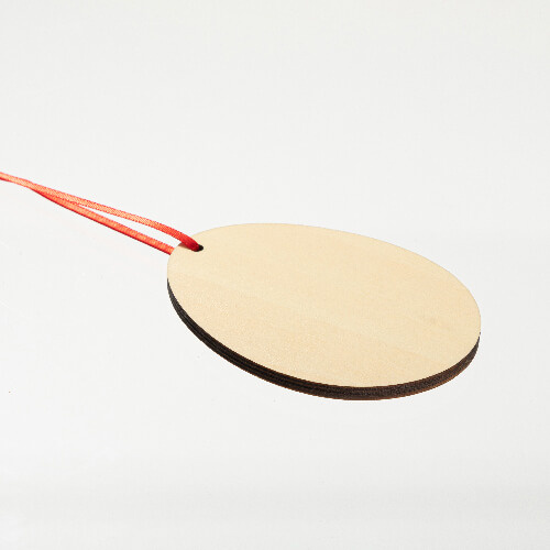 Drewniana zawieszka na choinkę do sublimacji - jajko