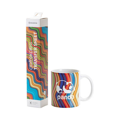 Arkusz transferowy Color Waves 30,5 x 30,5 cm - 4 szt.