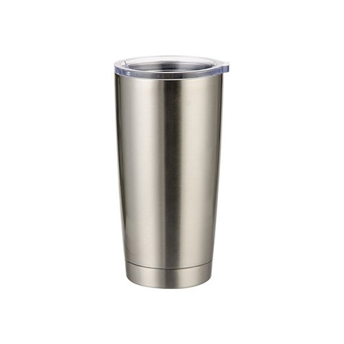 Tumbler termiczny 660 ml do sublimacji - srebrny