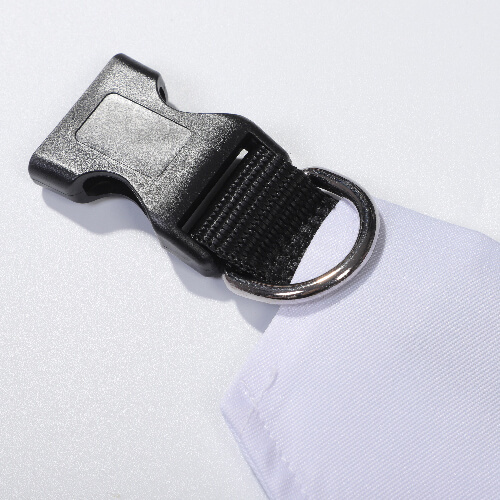 Czarna obroża z bandaną dla zwierząt do sublimacji