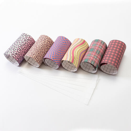 Zestaw arkusz transferowych B 30,5 x 11,4 cm - 6 szt.