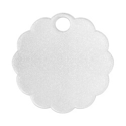 Akrylowa plakietka imienna do kubka 1200 ml z brokatem do sublimacji - medal