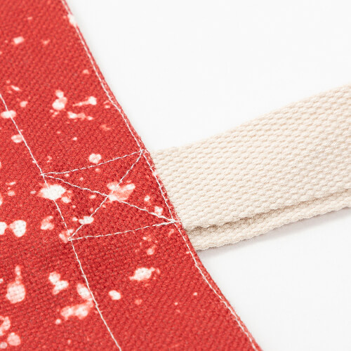 Torba na ramię Bleached Starry Red do sublimacji