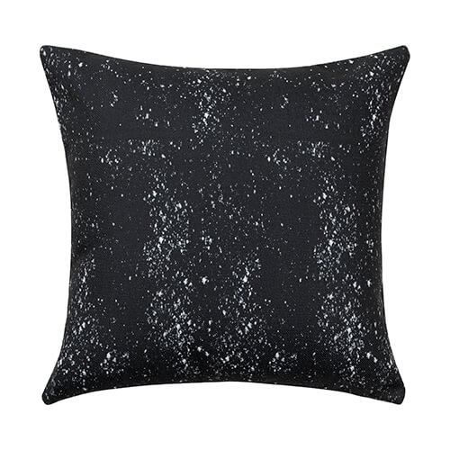 Poszewka lniana 40 x 40 cm Bleached Starry Black do sublimacji