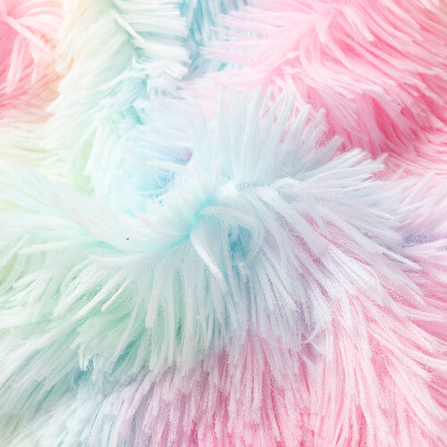 Kolorowa poszewka na poduszkę 45 x 45 cm z długowłosego polaru i mikrofibry do sublimacji