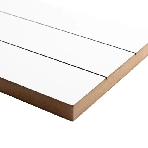 Prostokątna ramka na zdjęcie z MDF-u, w paski, 45 x 15 cm